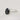 Black Spinel Solitaire Ring - 10x7 Pear