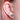 Tourmalinated Quartz Bezel Set Stud Earrings - 8mm Round