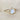Moonstone Solitaire Ring - 8mm Hexagon