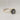 Tourmalinated Quartz Solitaire Ring - 8mm Round